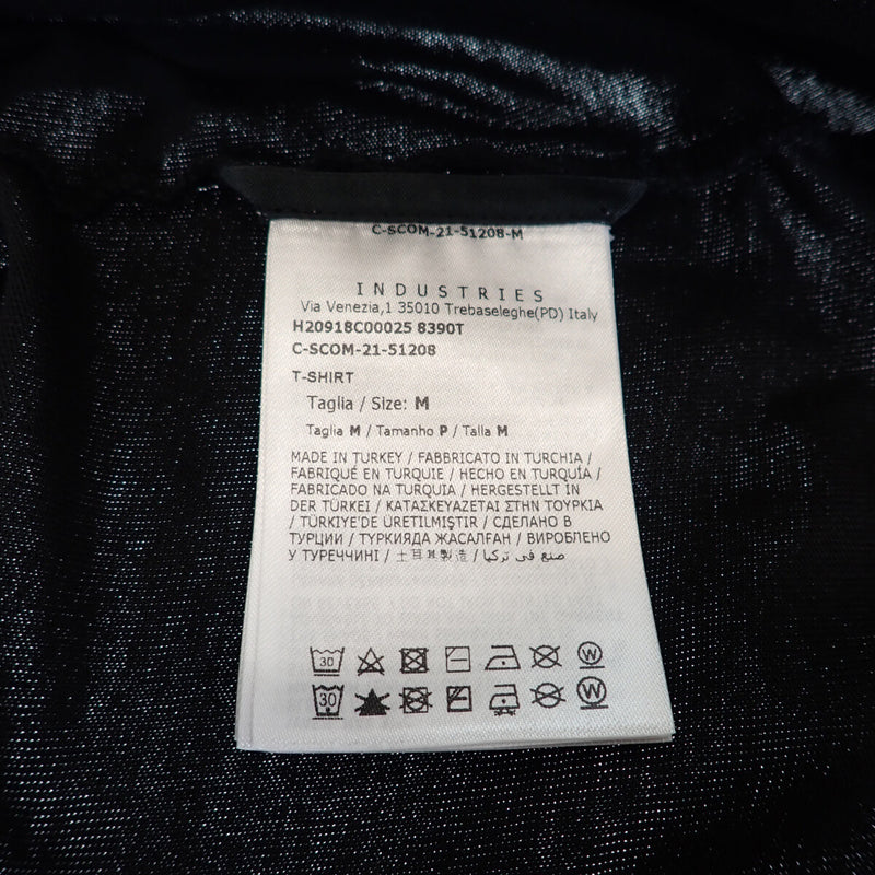 ロゴワッペン半袖Tシャツ トップス H20918C00025 8390T コットン100％ ブラック Mサイズ メンズ【ISEYA】
