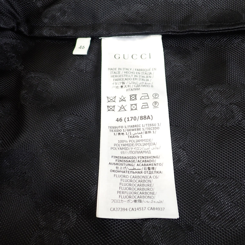 Gucci Off The Grid フーデッドジャケット  631105 ZAEBN 1000 アウター ナイロン100％ ブラック メンズ サイズ46 【ISEYA】