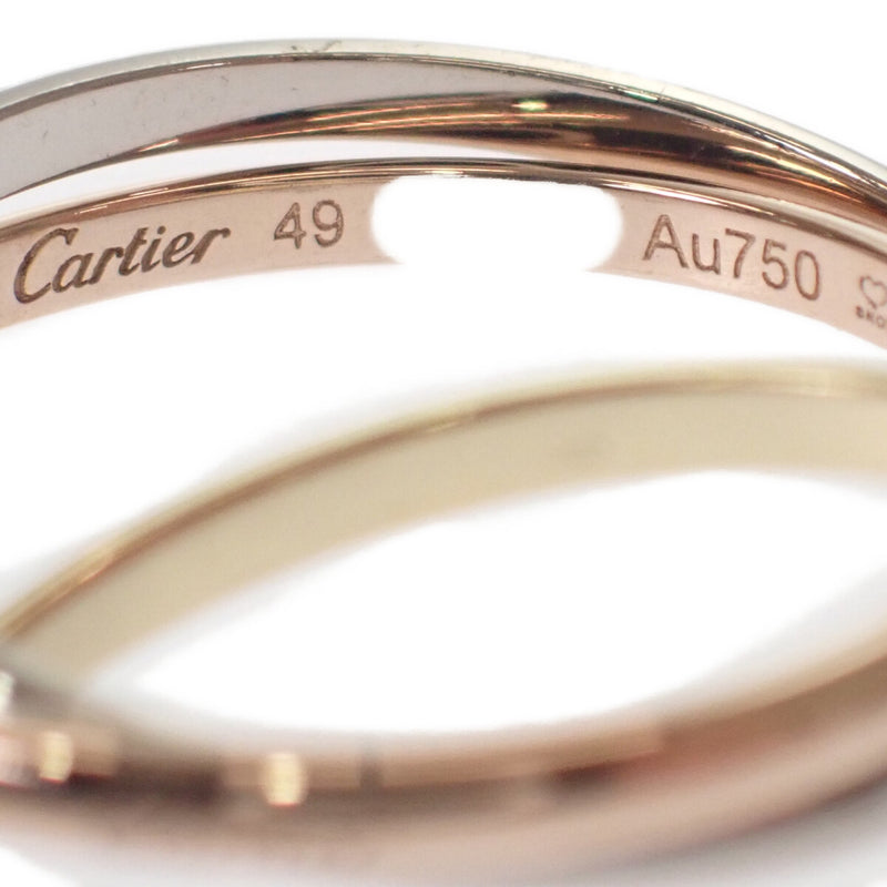【Aランク】Cartier カルティエ トリニティ マストエッセンス リング 指輪 B4045953 K18 3カラー YG PG WG サイズ53 約13号 ジュエリー【ISEYA】