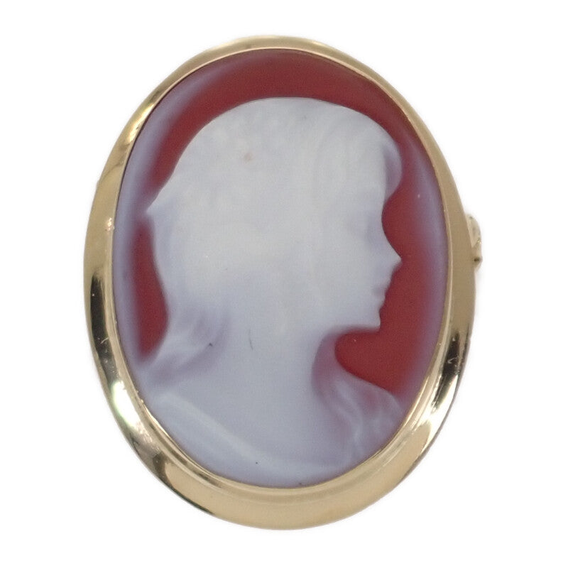 ★タイムセール★カメオ　メノウ　ブローチ　ペンダントトップ　2way　18K ☆タイムセール☆カメオ メノウ ブローチ ペンダントトップ 2way 18K