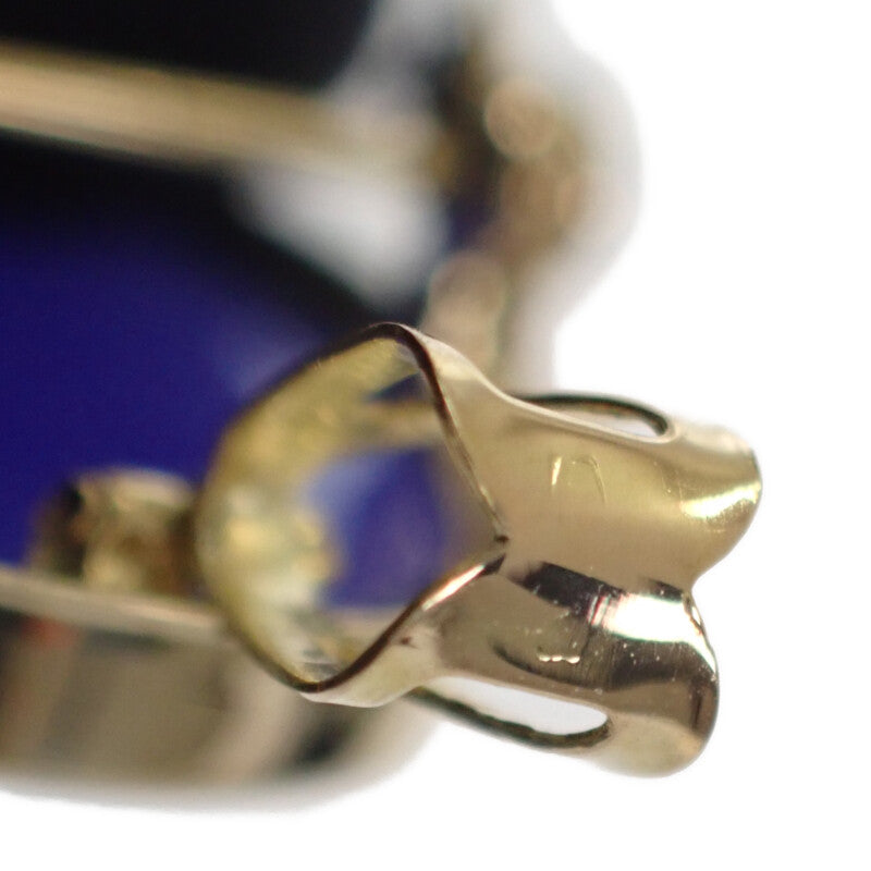 中古】 K18 デザインジュエリー カメオ ブローチ K18イエローゴールド