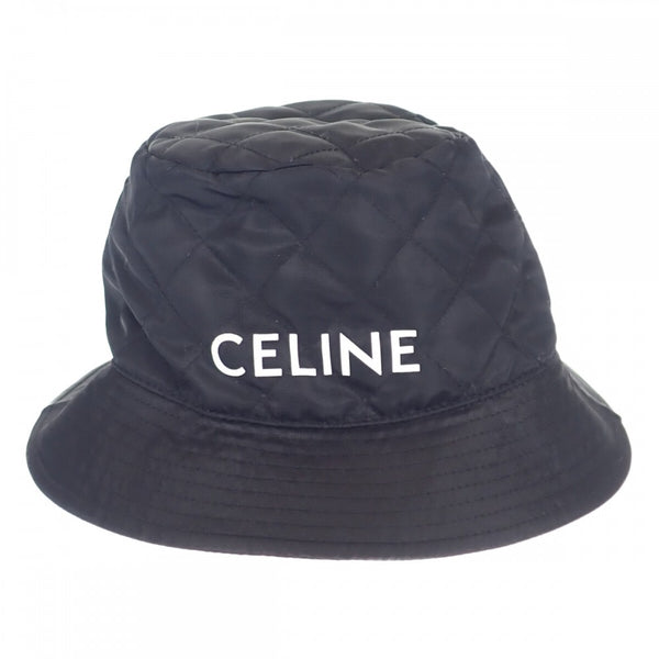 セリーヌ CELINE バケット M 2AUB0930C.38NO ハット ナイロン ブラック メンズ レディース【中古】【ABランク】