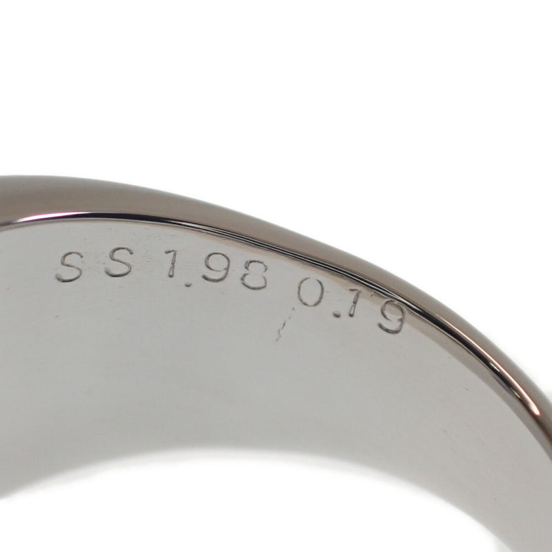 デザイン リング 指輪 スターサファイア ダイヤモンド K18YG Pt900 約