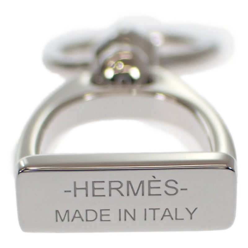 【Aランク】HERMES エルメス エトリエチャーム ツイリーリング スカーフリング メタル シルバー ファッション小物【ISEYA】
