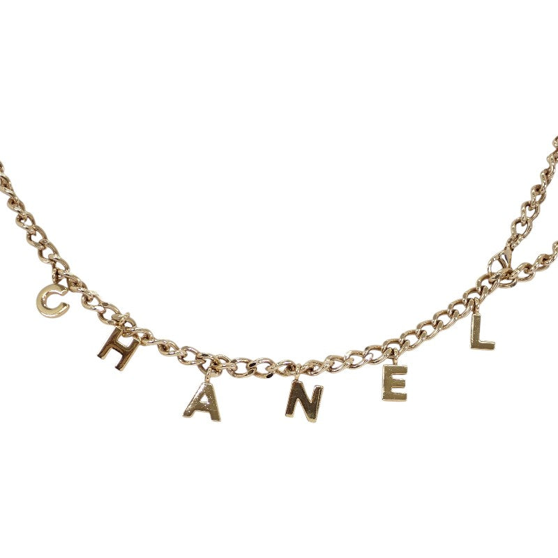 シャネル CHANEL ココマーク ロゴ 02A ロング ネックレス メタル ゴールド レディース【中古】【ABランク】