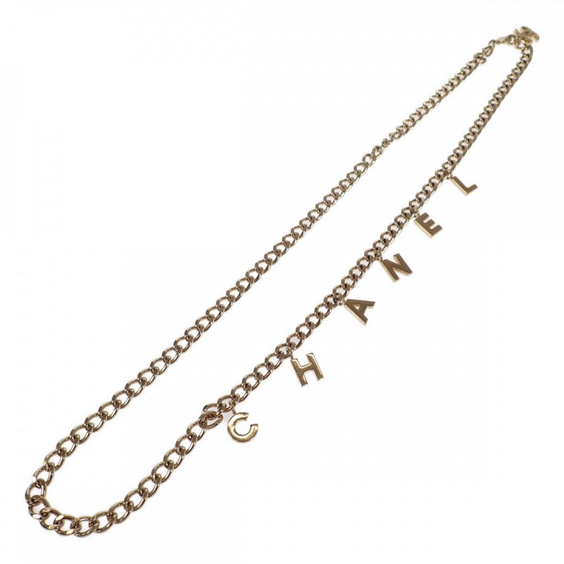 シャネル CHANEL ココマーク ロゴ ロング ネックレス メタル ゴールド レディース【中古】【ABランク】