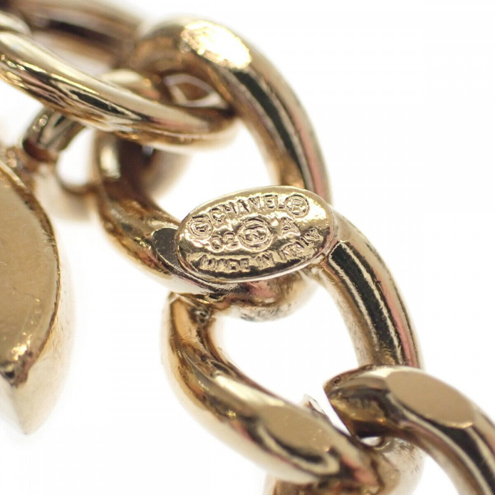 シャネル CHANEL ココマーク ロゴ ロング ネックレス メタル ゴールド