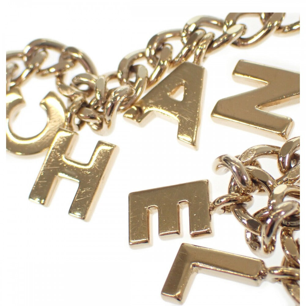 シャネル CHANEL ココマーク ロゴ ロング ネックレス メタル ゴールド