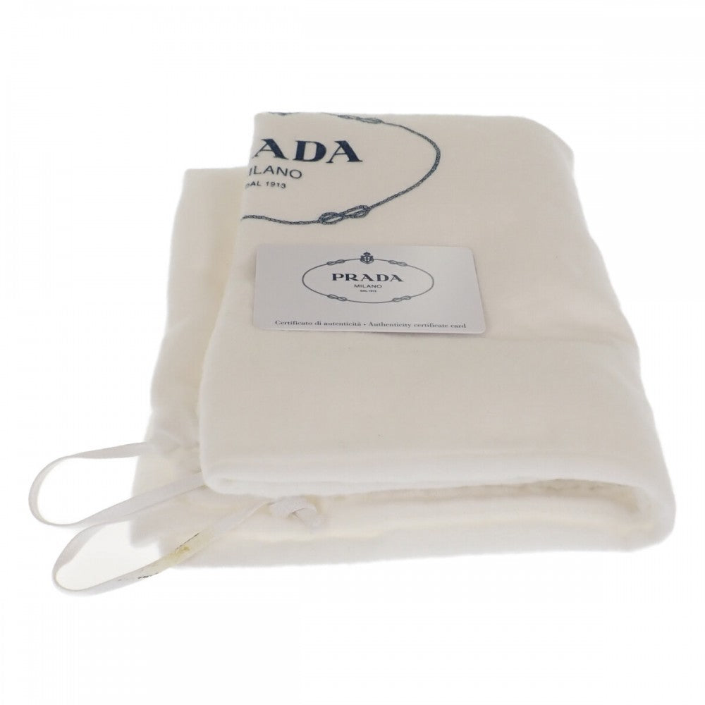 プラダ PRADA テリー 1BG130 トートバッグ パイル ホワイト レディース【中古】【Aランク】