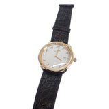 アルソー メンズ 腕時計 AR5.720a ステンレス GP レザーベルト 白 ホワイト文字盤 クォーツ【ISEYA】