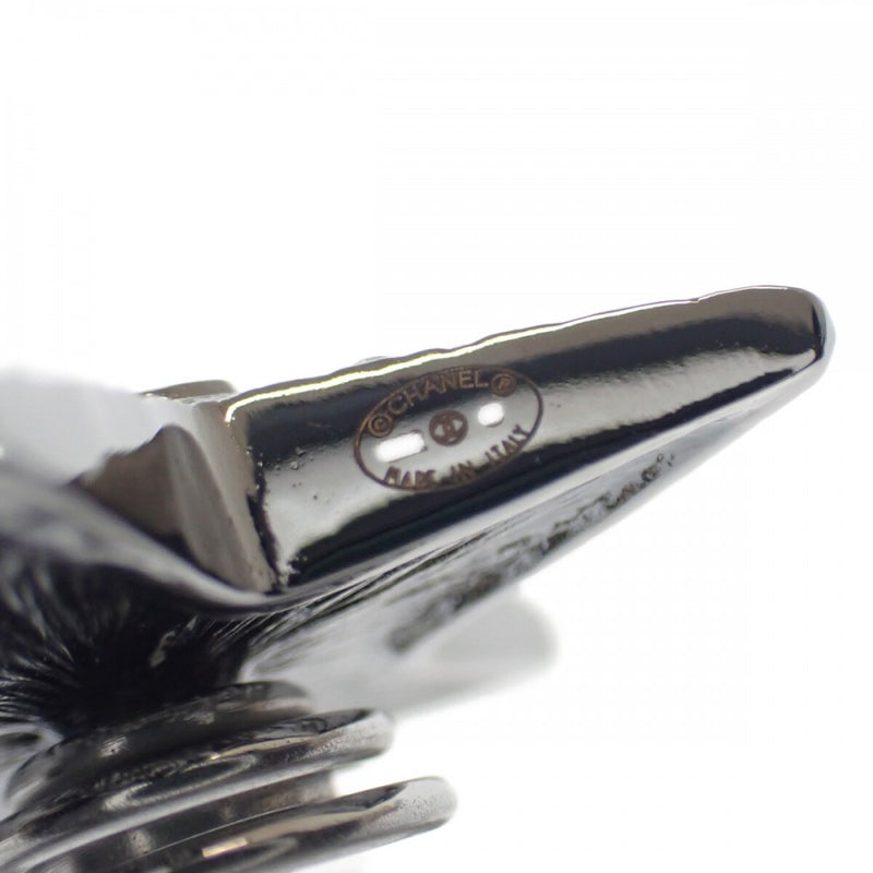 シャネル CHANEL ココマーク スター 2個セット ヘアアクセサリー GP ラインストーン シルバー レディース【中古】【Sランク】