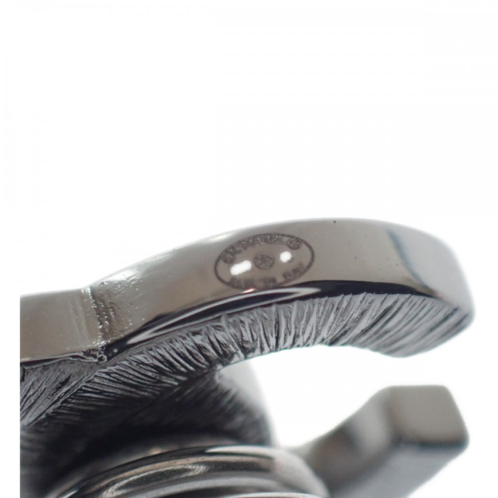 シャネル CHANEL ココマーク スター 2個セット ヘアアクセサリー GP ラインストーン シルバー レディース【中古】【Sランク】