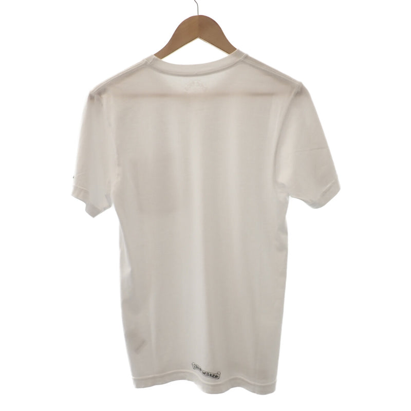 ネックロゴTシャツ 半袖 トップス 2212-304-0010 コットン ホワイト 白 Sサイズ メンズ【ISEYA】