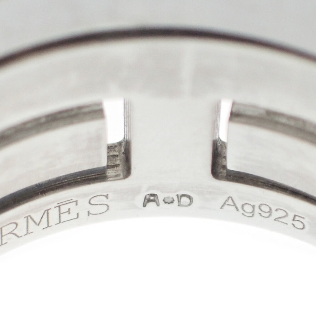【ABランク】HERMES エルメス AG925 ムーブアッシュ リング 指輪 Ag925 ピンク #52 ゲージ棒約12号 ジュエリー アクセサリー レディース【ISEYA】