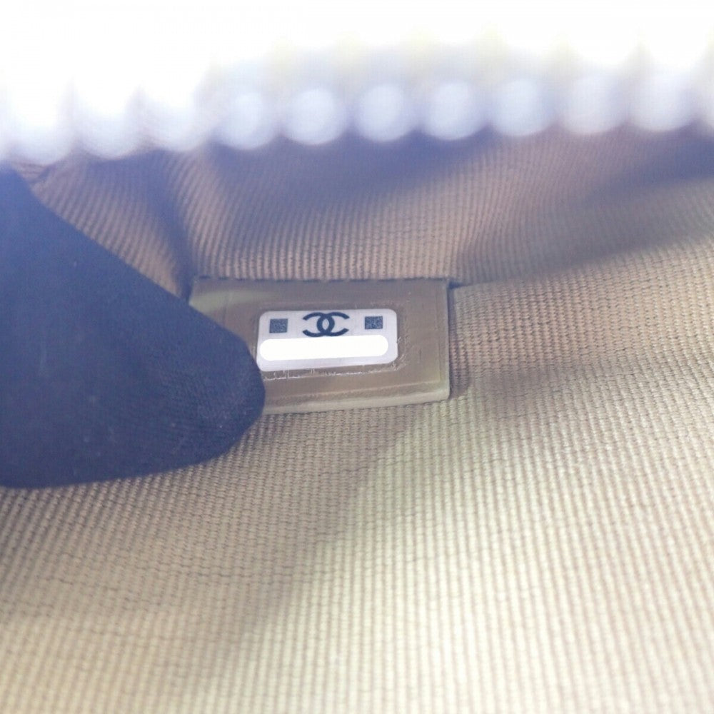 シャネル CHANEL ジップコインパース AP3402 コインケース キャビアスキン カーキ ゴールド金具 レディース【中古】【SAランク】