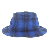 バケットハット 帽子 2AUO4994R.07RK チェックフランネル ブルー Sサイズ ユニセックス ファッション【ISEYA】