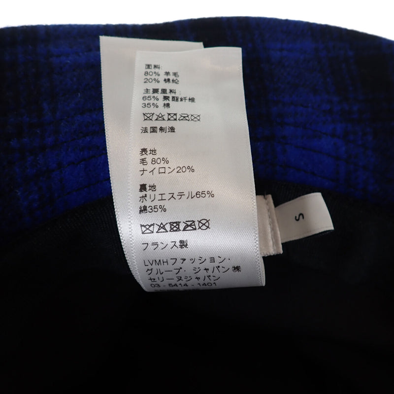 バケットハット 帽子 2AUO4994R.07RK チェックフランネル ブルー Sサイズ ユニセックス ファッション【ISEYA】