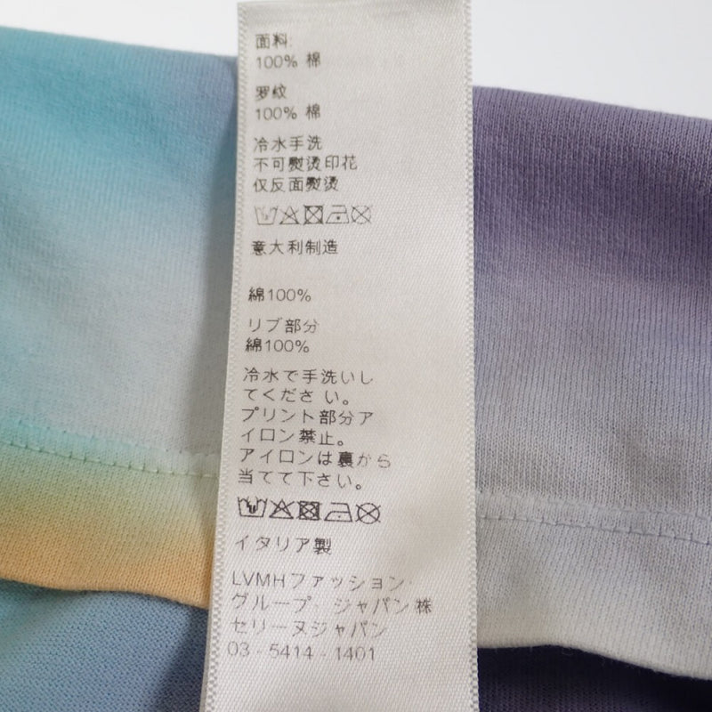 セリーヌ CELINE スタッズロゴ タイダイ XS 2X687957M.14ML 半袖Ｔシャツ コットン マルチカラー メンズ【中古】【Aランク】