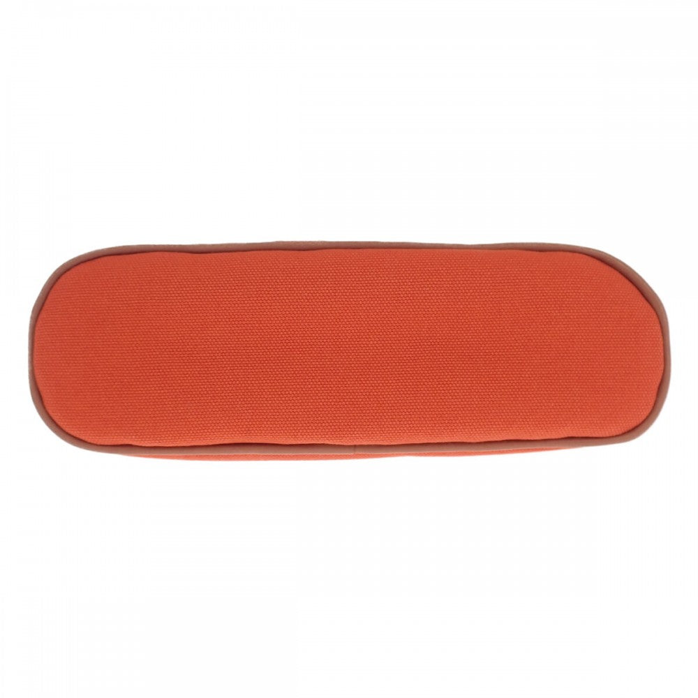 エルメス HERMES ボリードポーチ ミニ 20 H102773M_02 アクセサリーポーチ レザー キャンバス コットン オレンジ フー レディース【中古】【Aランク】