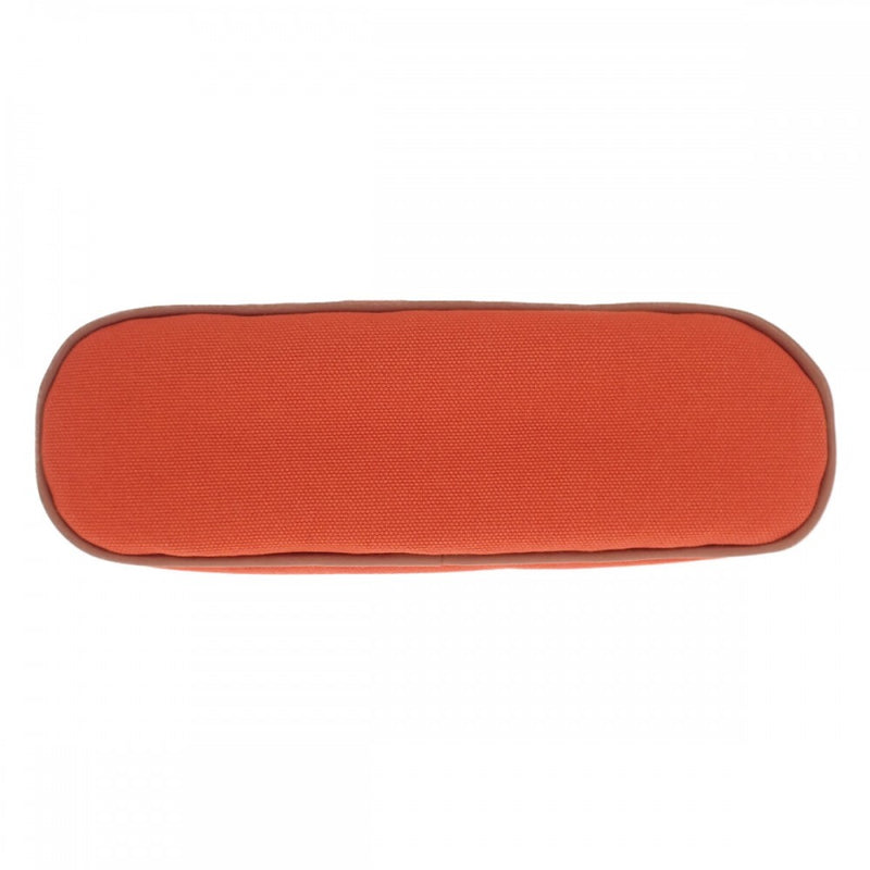 エルメス HERMES ボリードポーチ ミニ 20 H102773M_02 アクセサリーポーチ レザー キャンバス コットン オレンジ フー レディース【中古】【Aランク】