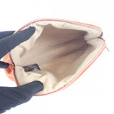 エルメス HERMES ボリードポーチ ミニ 20 H102773M_02 アクセサリーポーチ レザー キャンバス コットン オレンジ フー レディース【中古】【Aランク】
