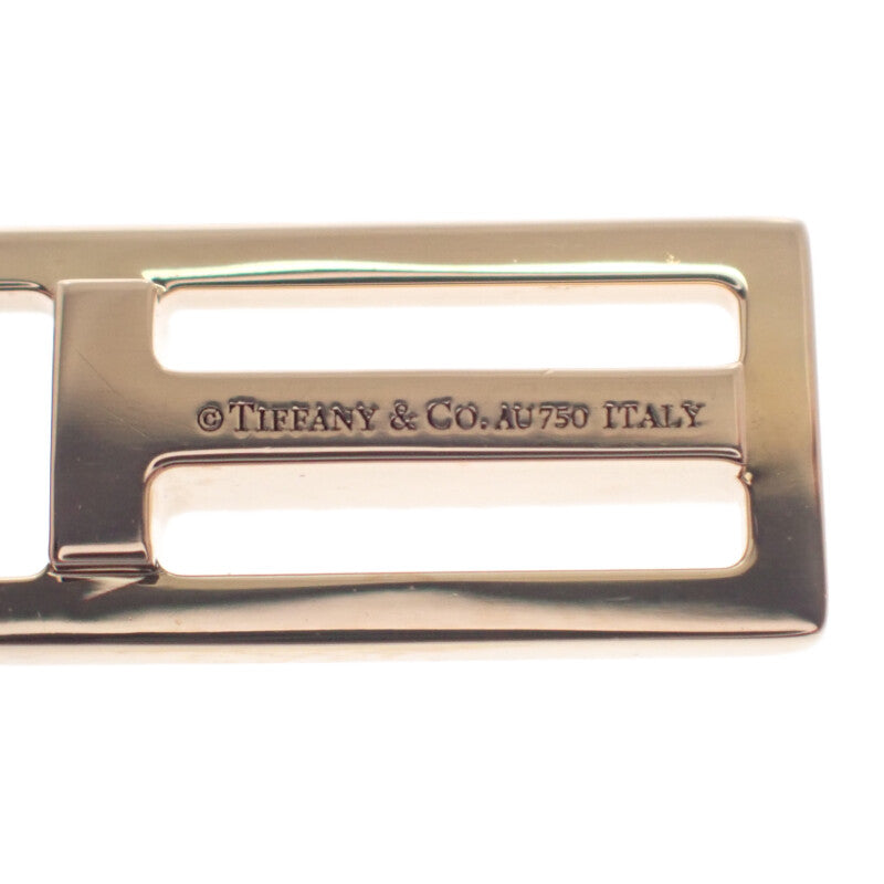 ティファニー TIFFANY&Co. Tトゥー オープン バーティカル バー ペンダント ネックレス K18ピンクゴールド ダイヤモンド レディース メンズ【中古】【Aランク】