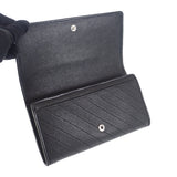 グッチ GUCCI ブロンディ コンチネンタルウォレット 760302_AACP7_1000 長財布 レザー ブラック レディース メンズ【中古】【Aランク】