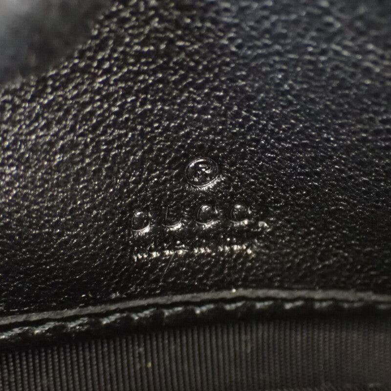 グッチ GUCCI ブロンディ コンチネンタルウォレット 760302_AACP7_1000 長財布 レザー ブラック レディース メンズ【中古】【Aランク】