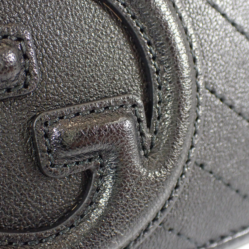 グッチ GUCCI ブロンディ コンチネンタルウォレット 760302_AACP7_1000 長財布 レザー ブラック レディース メンズ【中古】【Aランク】