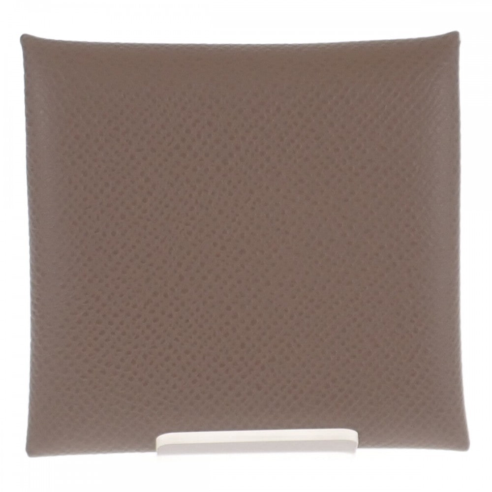 エルメス HERMES バスティア コインケース ヴォーエプソン エトゥープ レディース【中古】【Sランク】