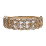 デザインジュエリー 14.5号 リング K18イエローゴールド ダイヤモンド レディース【中古】【Aランク】