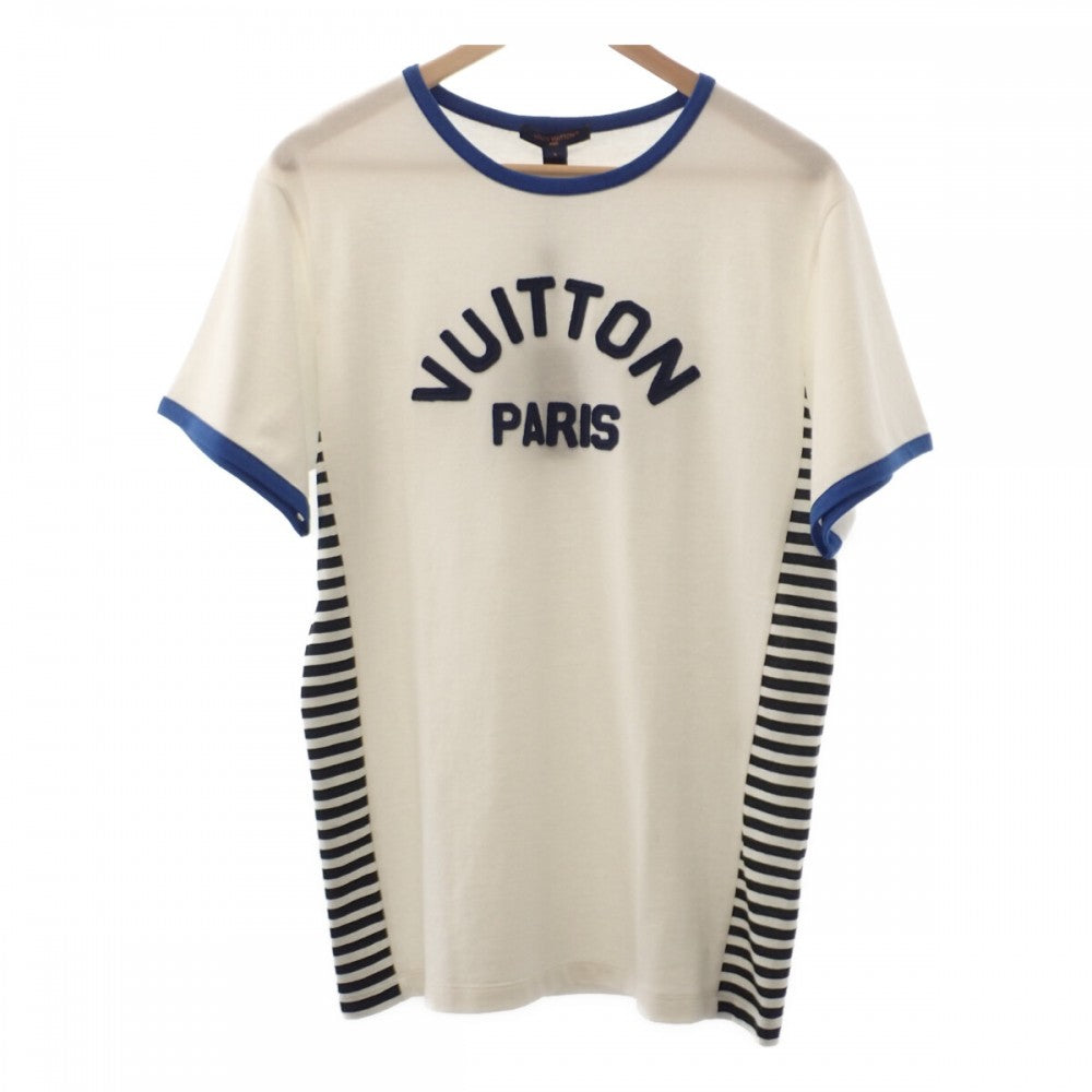 ルイヴィトン LOUIS VUITTON Vuitton Paris S 1ABCFO 半袖Ｔシャツ コットン ホワイト メンズ【中古】【SAランク】