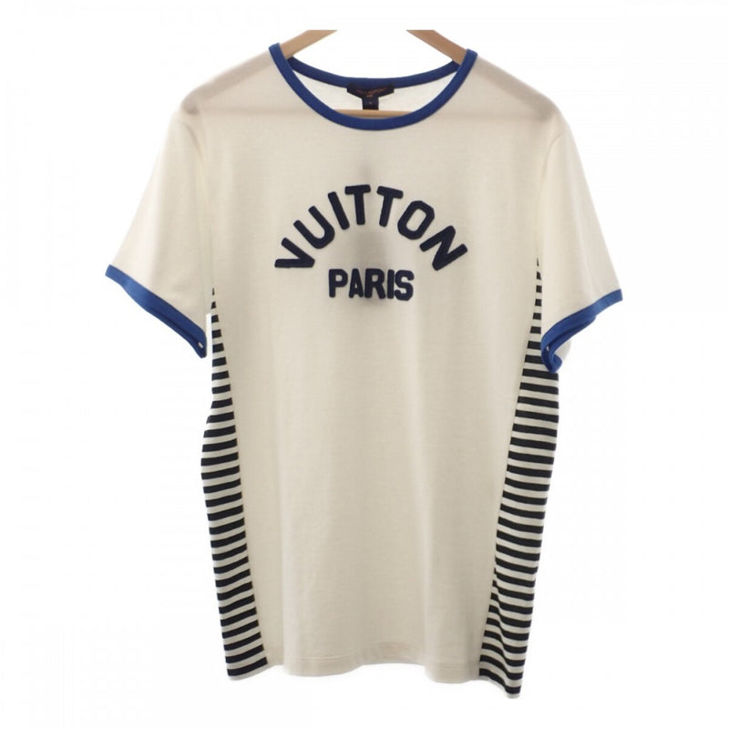 ルイヴィトン LOUIS VUITTON Vuitton Paris S 1ABCFO 半袖Ｔシャツ コットン ホワイト メンズ【中古】【SAランク】