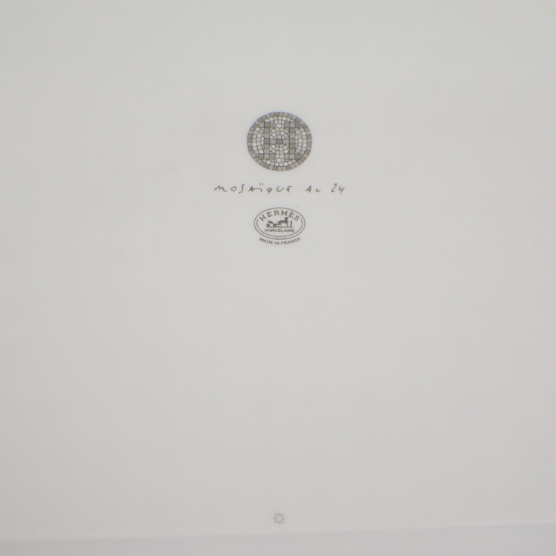 モザイクヴァンキャトル スクエアプレート 洋食器 中皿 19cm 035044P プラチナ グレー【ISEYA】