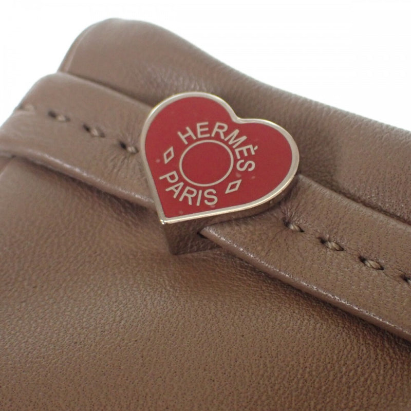 エルメス HERMES ドリームラブ グローブ 手袋 アニョーミロ エトゥープ サイズ 7 レディース【中古】【ABランク】