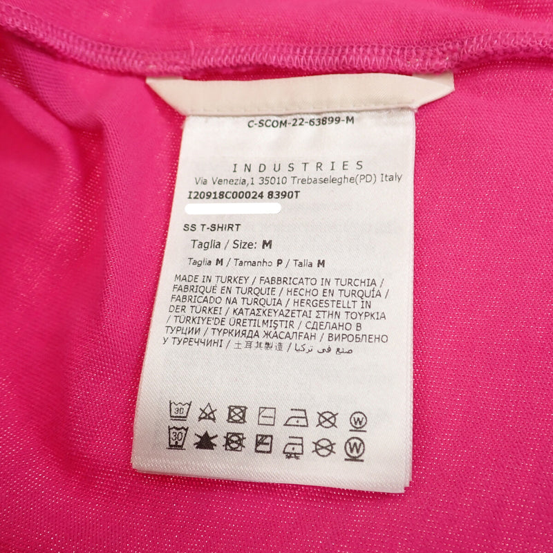 メンズ Tシャツ 半袖 クルーネック トップス I20918C00024 8390T コットン ブライトピンク Mサイズ【ISEYA】