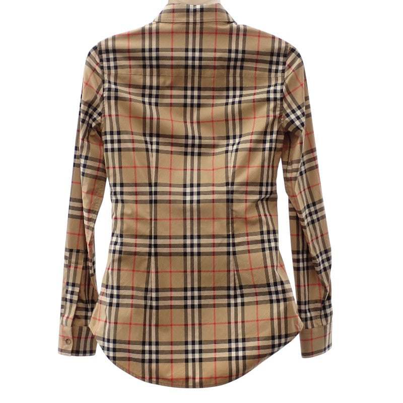 バーバリー BURBERRY ヴィンテージチェックシャツ 8018475 ベージュ コットン レディース 長袖シャツ BURBERRY（バーバリー） シャツ チェックシャツ レディース 長袖