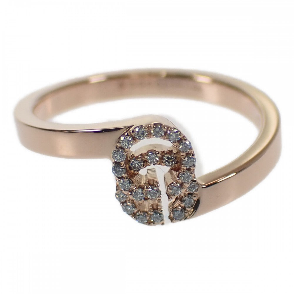 グッチ GUCCI GGランニング 7号 457127_J8540_5702 リング K18ピンクゴールド ダイヤモンド レディース【中古】【Aランク】