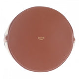 セリーヌ CELINE ティーンバケット16 197572ERF.01WB ショルダーバッグ キャンバス レザー ホワイト レディース【中古】【ABランク】