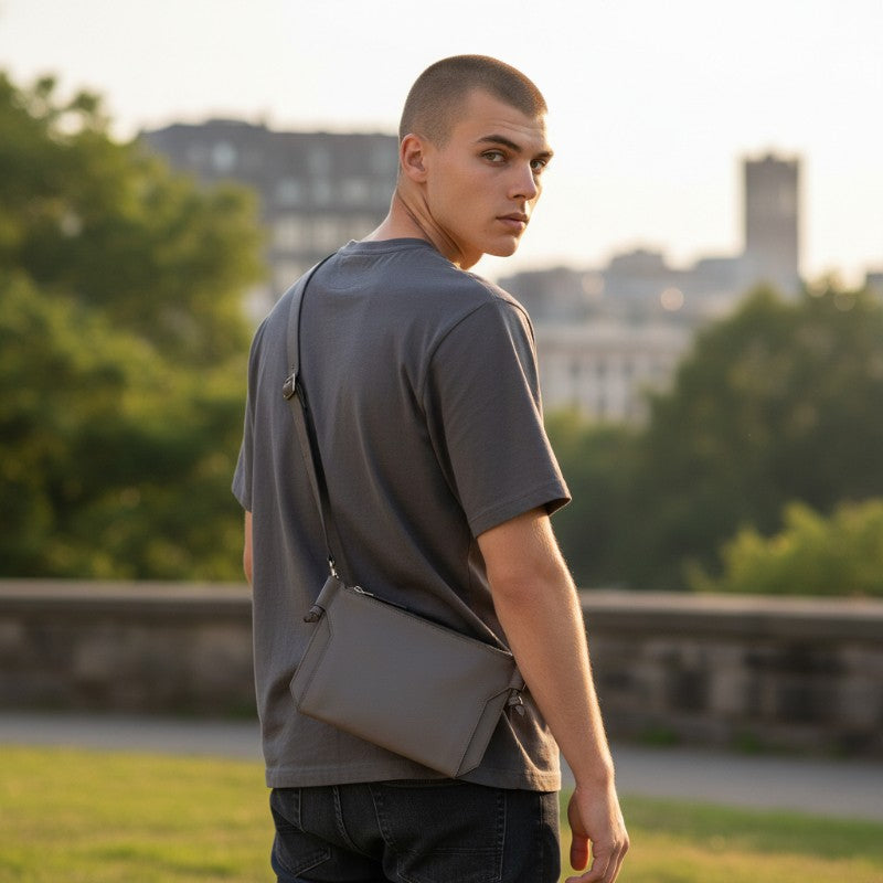 エルメス HERMES ウルトラプラ24 ショルダーバッグ エバーカラー ヴェールグリス メンズ レディース【中古】【Aランク】