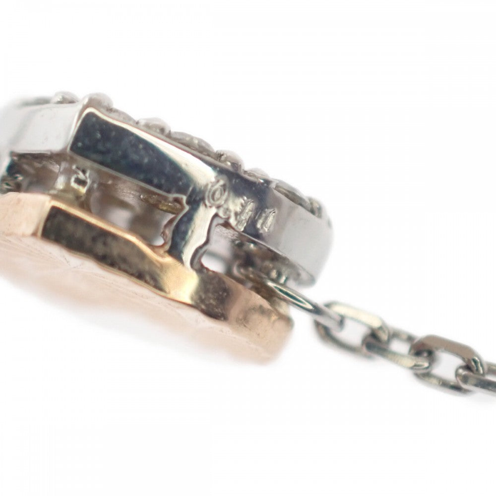 中古】 ハート デザイン ジュエリー ブレスレット K18ピンクゴールド