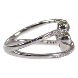 四つ葉 クローバー デザインリング 指輪 クロス Pt900 プラチナ ダイヤモンド 1.00ct 約12号 レディース ジュエリー【ISEYA】