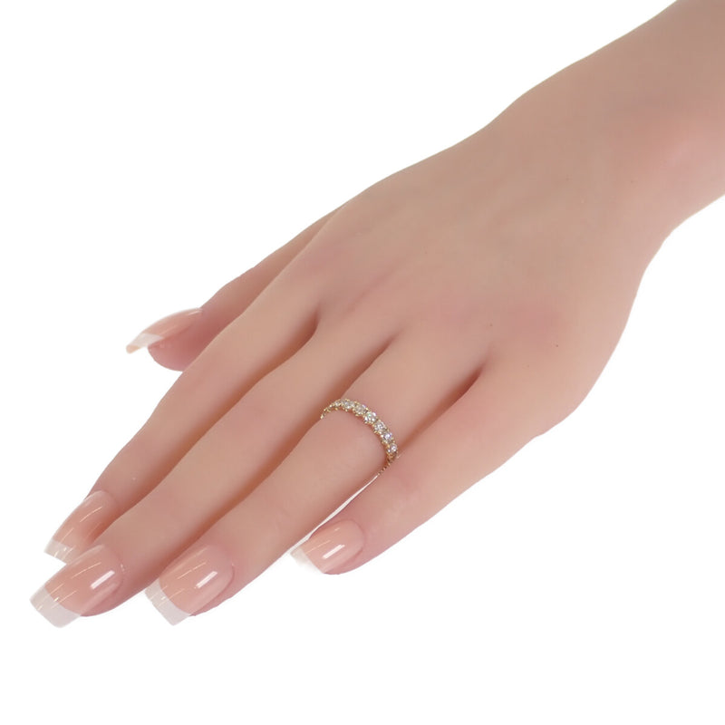K18YG イエローゴールド フルエタニティ デザインリング 指輪 ダイヤモンド 1.34ct 約6号 レディース ジュエリー アクセサリー【ISEYA】