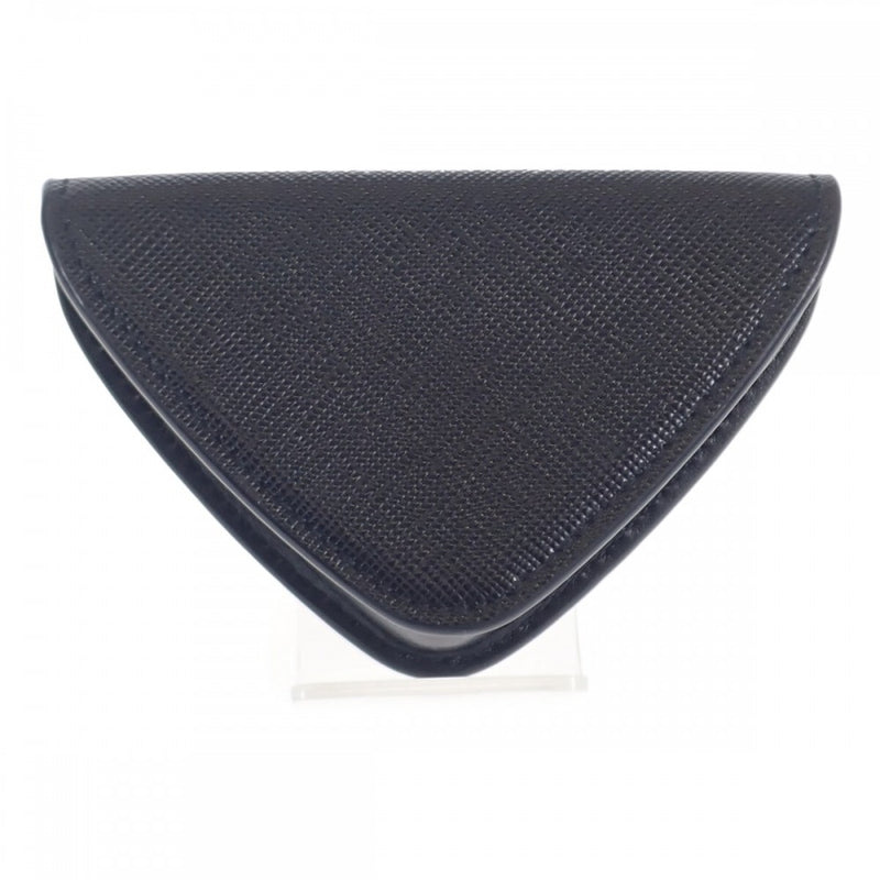 プラダ PRADA トライアングルロゴ 小銭入れ 2MM004_QHH_F0002 コインケース サフィアーノ ブラック レディース【中古】【Aランク】
