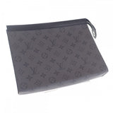 【Aランク】ルイヴィトン LOUIS VUITTON ポシェット・ヴォワヤージュ M69535 クラッチバッグ モノグラム・エクリプスキャンバス グレー メンズ【ISEYA】