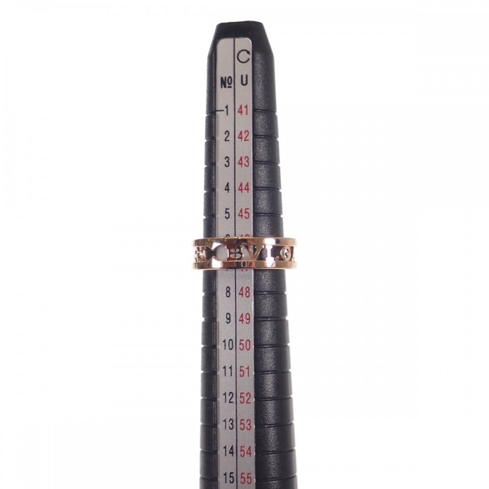 ブルガリ BVLGARI ロゴスパイラル B-zero1 ビーゼロワン 7号 358705 リング K18ピンクゴールド #47 レディース【中古】【Aランク】