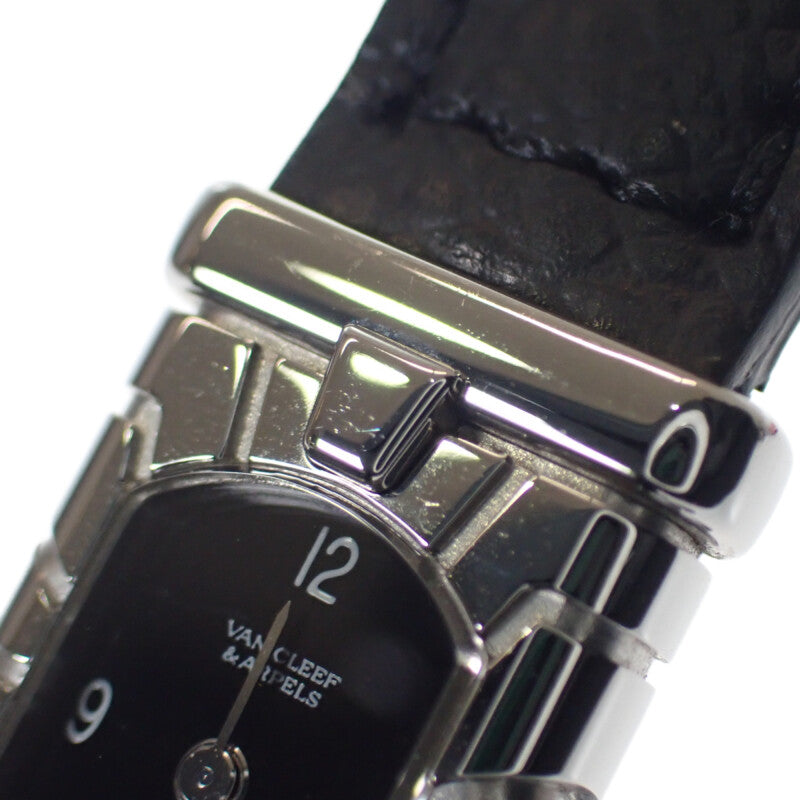 ファサード レディース 腕時計 531963T5 ステンレス レザーベルト ブラック文字盤【ISEYA】