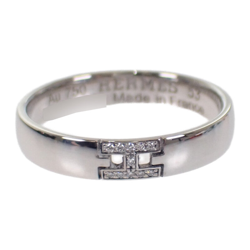 エルメス HERMES エヴァー ヘラクレス 12.5号 H119853B_00046 リング K18ホワイトゴールド ダイヤモンド #53 レディース【中古】【Aランク】