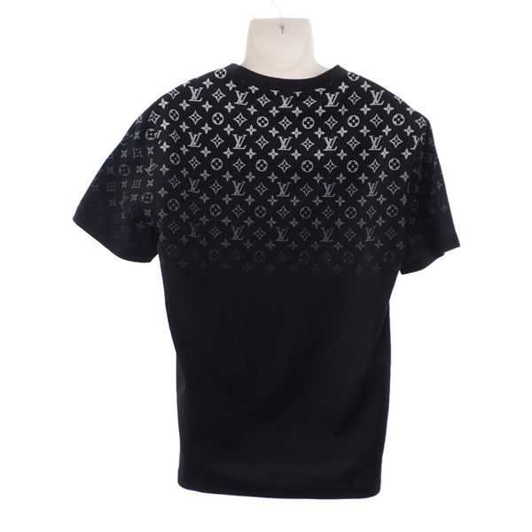 【Sランク】ルイヴィトン LOUIS VUITTON グラディエントコットンTシャツ 半袖 トップス 1AFBB5 半袖Ｔシャツ コットン ブラック ホワイト メンズ【ISEYA】