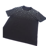 【Sランク】ルイヴィトン LOUIS VUITTON グラディエントコットンTシャツ 半袖 トップス 1AFBB5 半袖Ｔシャツ コットン ブラック ホワイト メンズ【ISEYA】